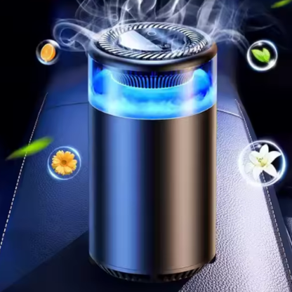 CAFELE Diffuseur d’arôme intelligent – Atomisation ultrasonique + purificateur d’air voiture avec LED